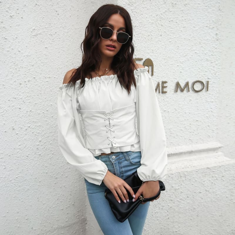 Blouse femme chic blanche