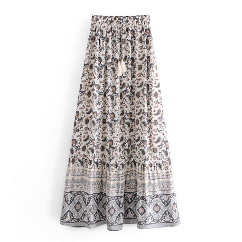 Jupe Longue Tissée Deluxe Blanche À Boutons | Ensembles | PLT FR Jupe Longue Tissée Deluxe Blanche À Boutons | Ensembles | PLT FR