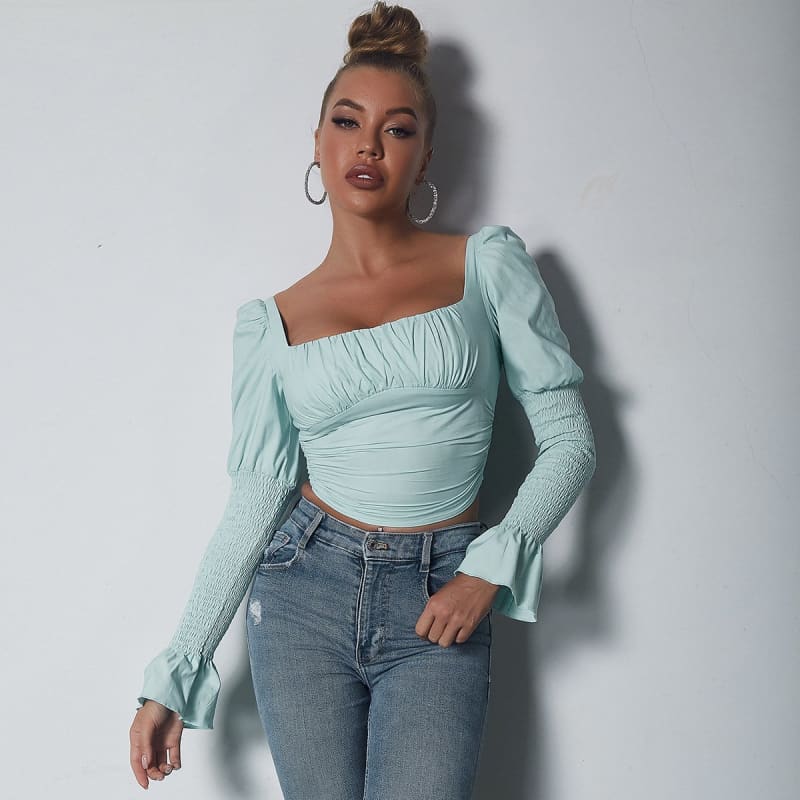 Crop Top Rayé Topshop Femme - Taille UK 4 (équivalent FR 34) - Neuf Avec étiquettes