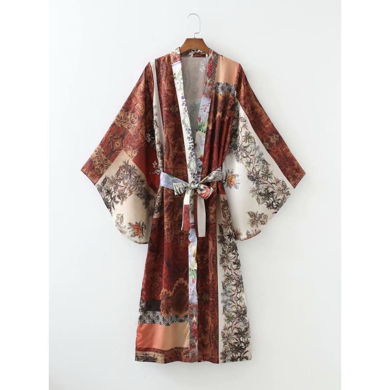 Kimono brodé boheme